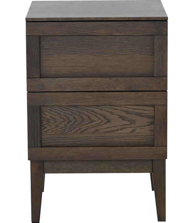 SÄNGBORD i faner ek brun  - brun, Modern, trä (42/63/42cm) - Best Price