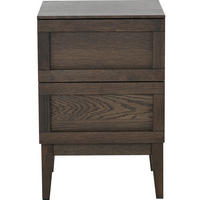 SÄNGBORD i faner ek brun  - brun, Modern, trä (42/63/42cm) - Best Price