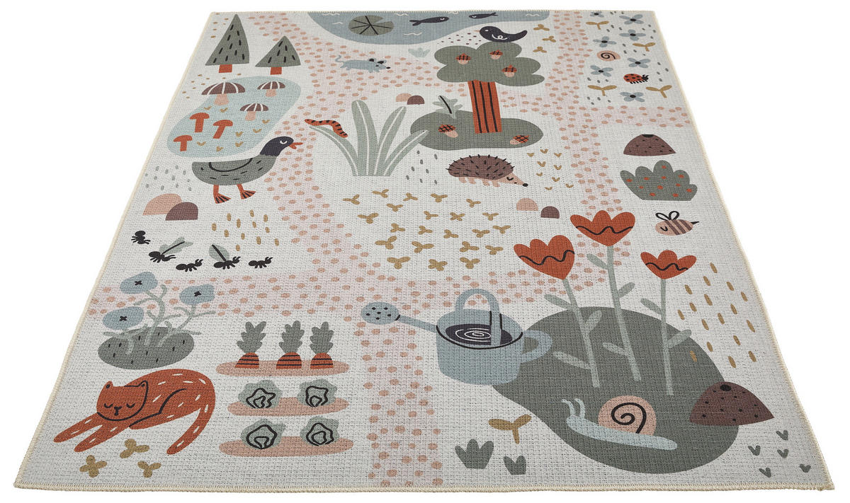 KINDERTEPPICH 120/170 cm GARTEN  - Multicolor, Trend, Textil (120/170cm) - Ben'n'jen