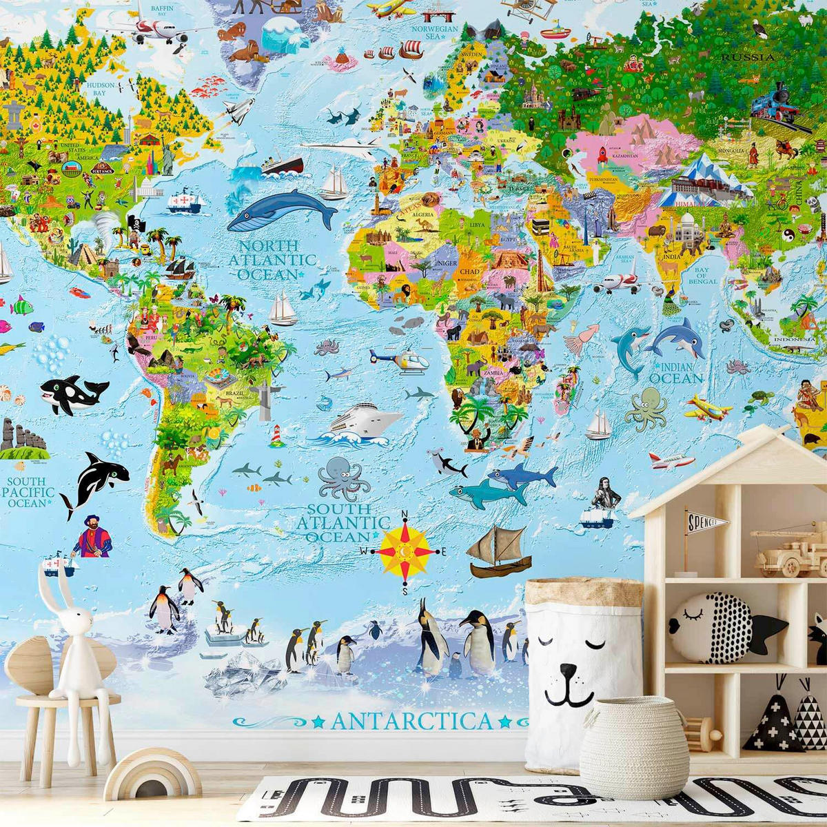 FOTOTAPETE  - Multicolor, LIFESTYLE, Textil (450/315cm) - artgeist