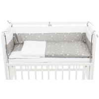 SET ZA DJEČJI KREVETIĆ  80/80 cm    COCON  - bijela/siva, Basics, tekstil (80/80cm) - Fillikid
