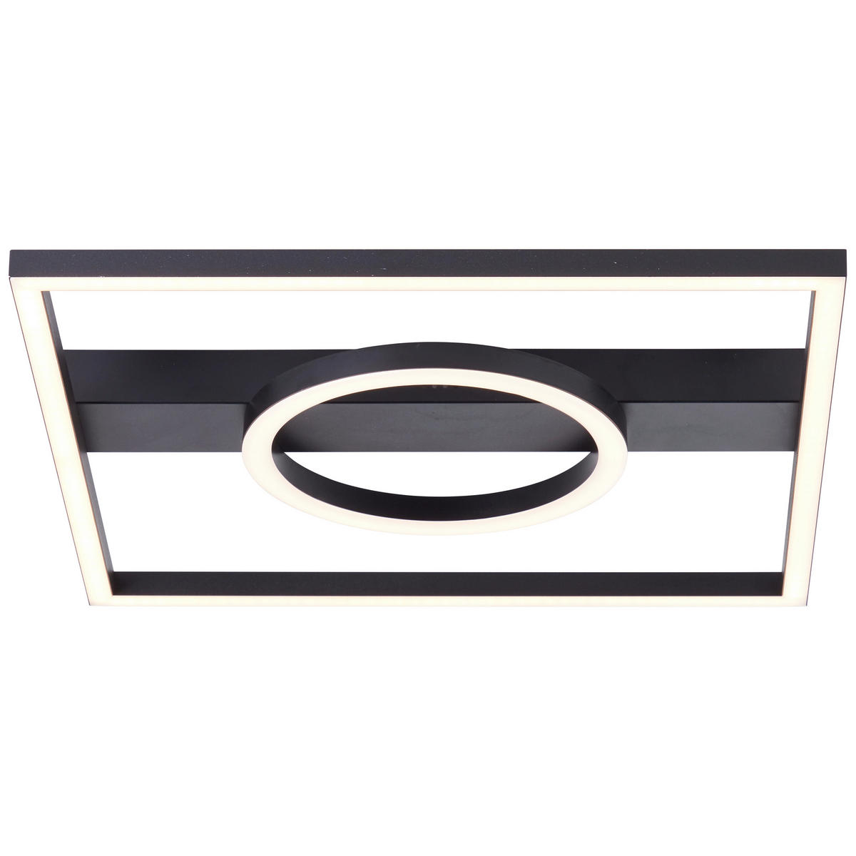 LED-PANEEL Maureen   - Schwarz, Design, Kunststoff/Metall (5/40/40cm) - Brilliant