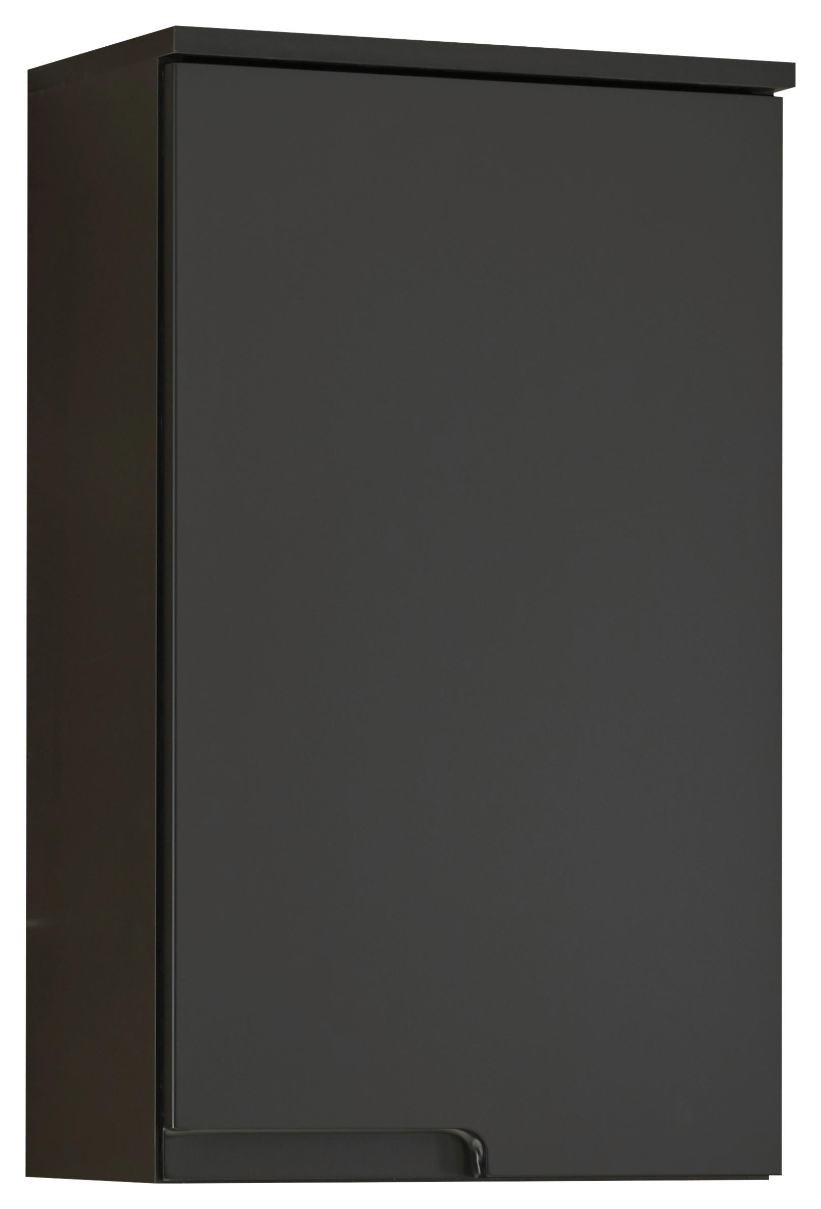 Mid.you Hängeschrank Schwarz 40x67x23 cm