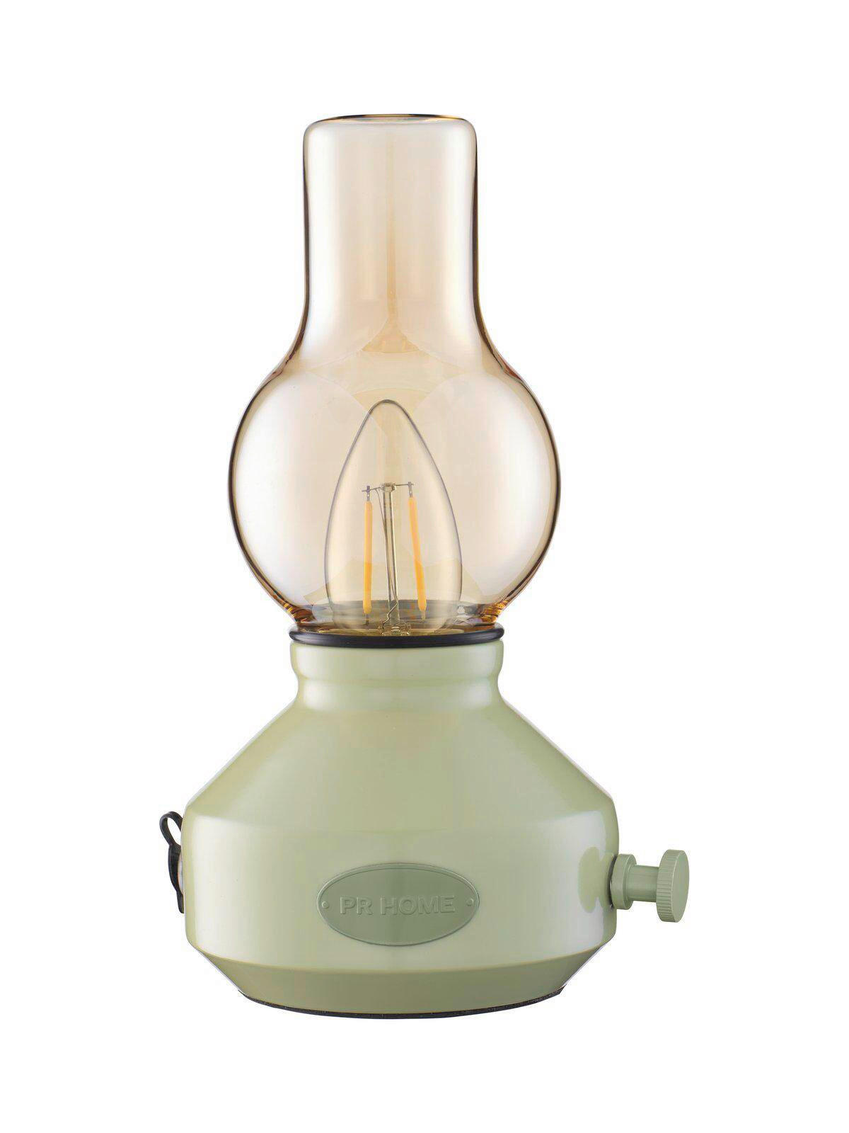 AKKU-TISCHLEUCHTE PR Home Glimt 21/25 cm   - Salbeigrün/Beige, Trend, Metall (21/25cm)