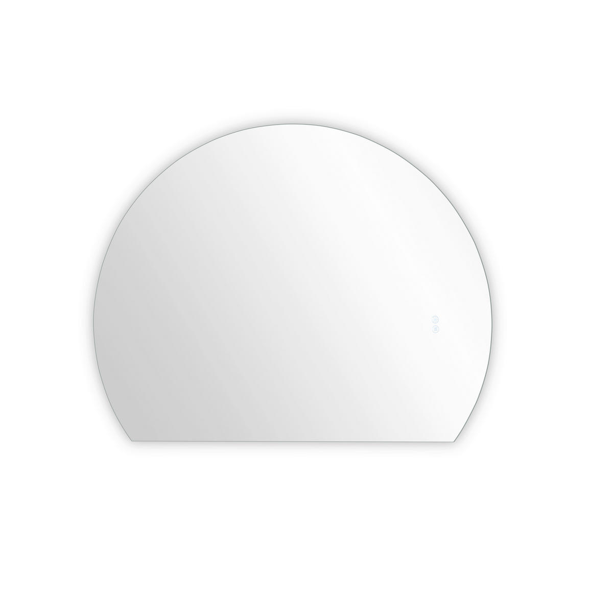 BADEZIMMERSPIEGEL 89/112/2,5 cm  - Silberfarben, MODERN, Glas (89/112/2,5cm) - Dieter Knoll