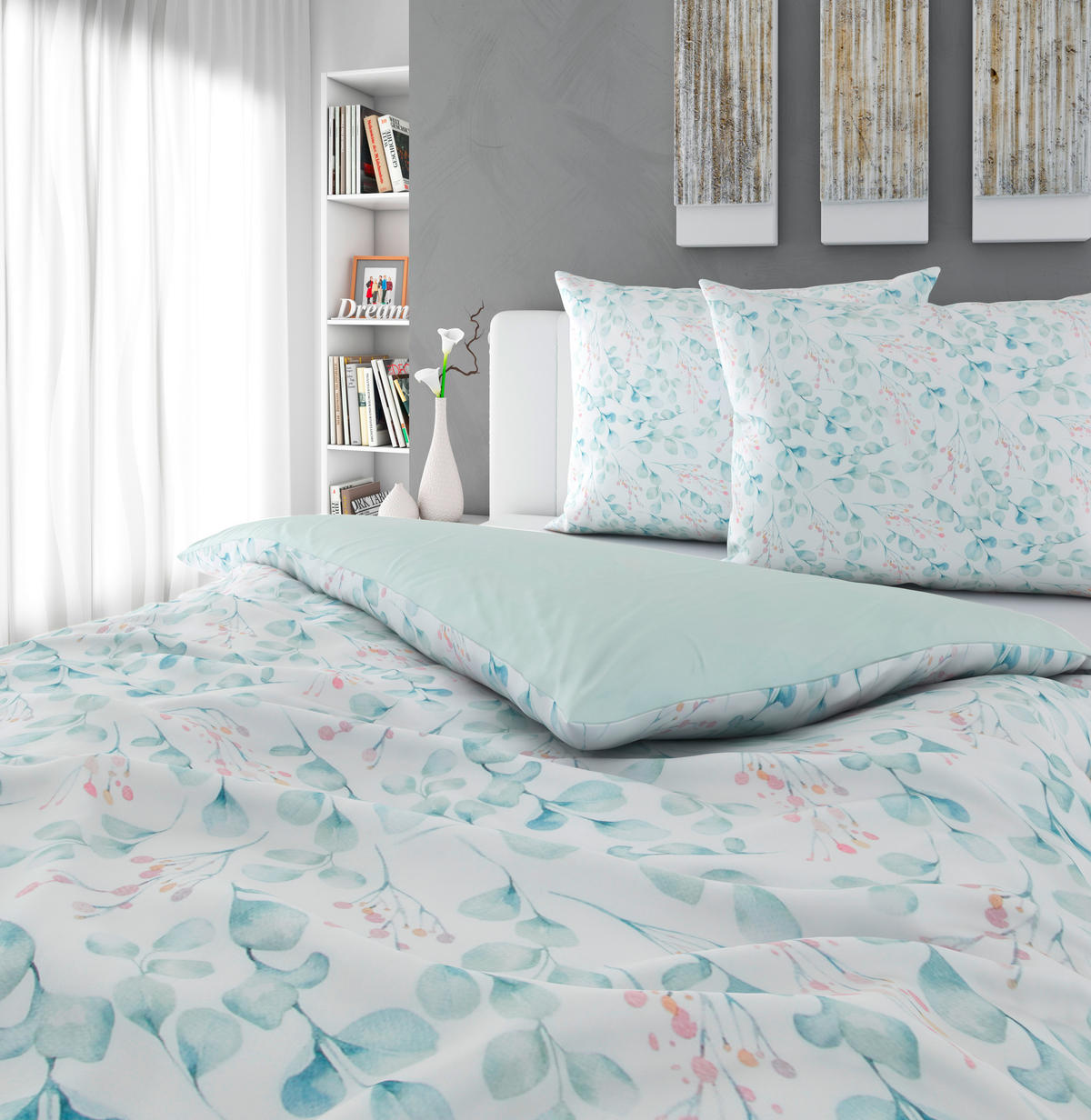 Lenjerie De Pat Cu Două Fețe 200/220 cm  - multicolor, Konventionell, textil (200/220cm) - Novel