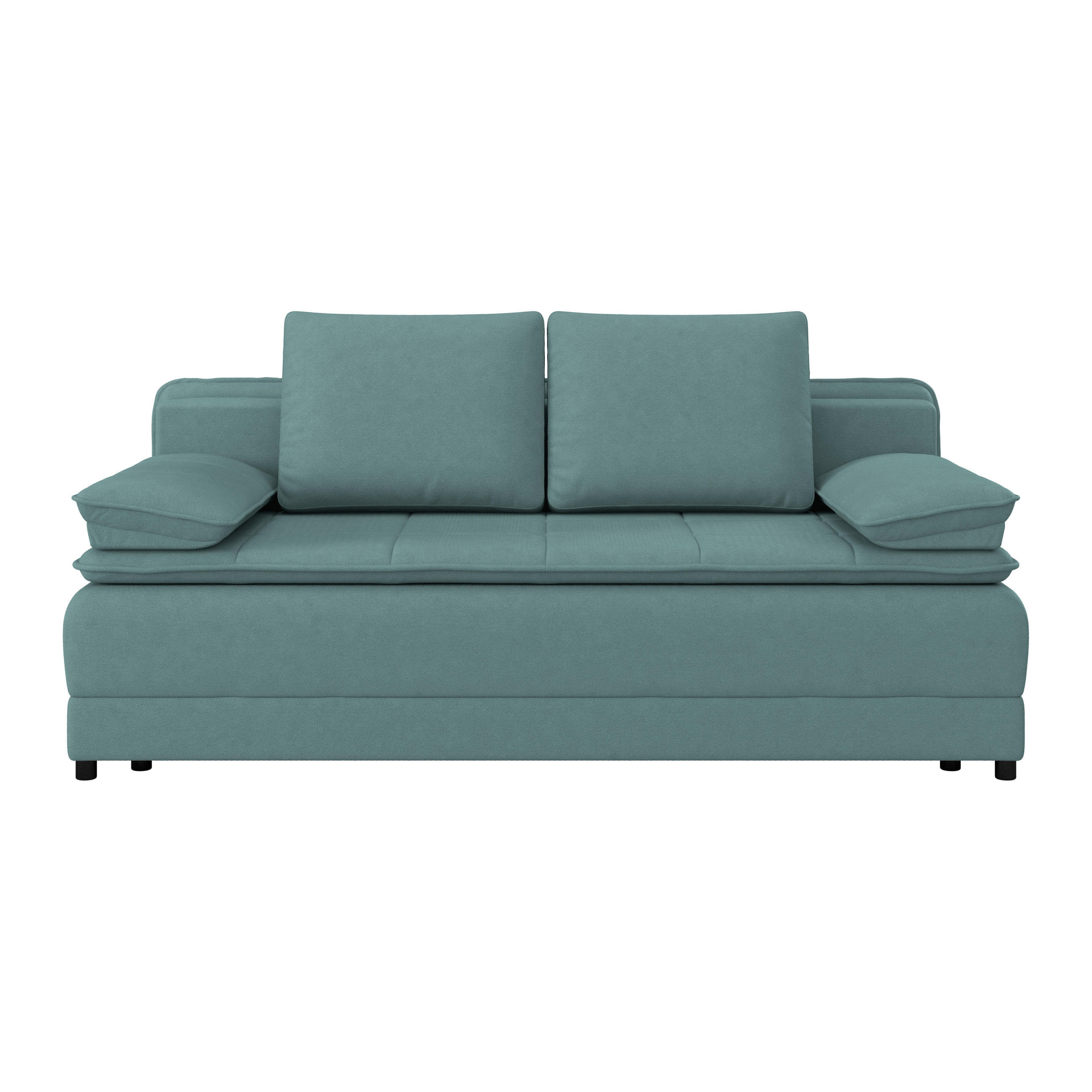 Mid.you Schlafsofa Hellblau 202x73-92x105 cm