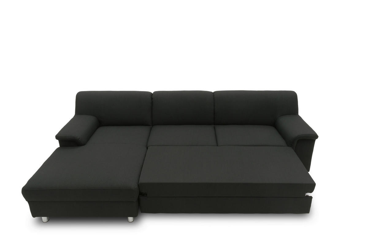Freisteller von MID.YOU ECKSOFA Schwarz Webstoff.