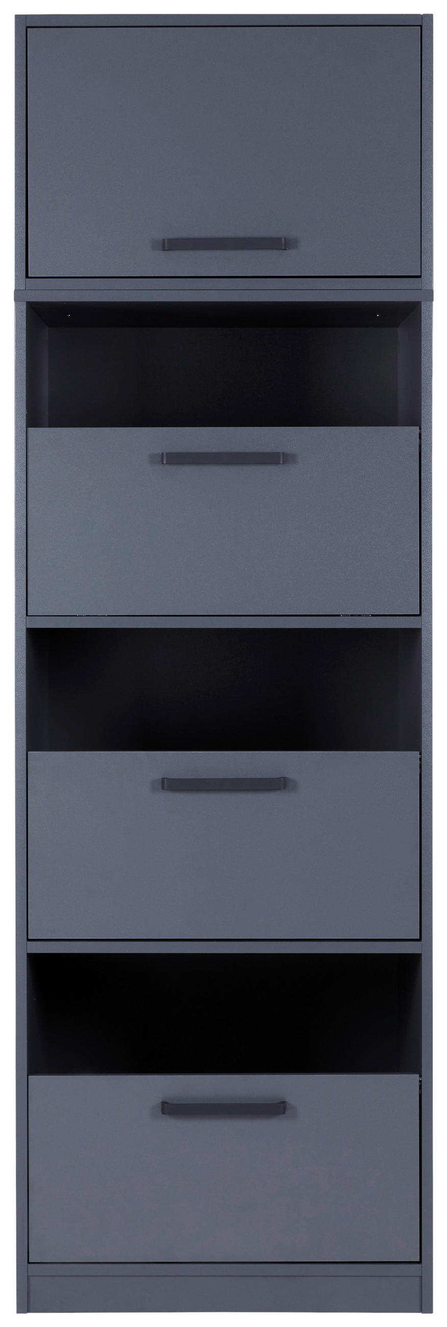 HAUSWIRTSCHAFTSRAUM 201/208/68 cm  in Anthrazit  - Anthrazit, MODERN, Holzwerkstoff (201/208/68cm) - home24