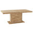 ESSTISCH Wildeiche vollmassiv rechteckig Eichefarben - Eichefarben, Design, Holz/Metall (190/95/76cm) - VALDERA