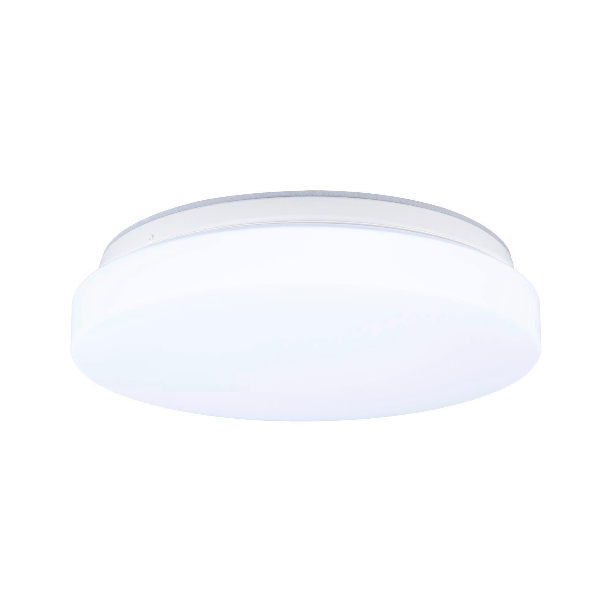 LED-DECKENLEUCHTE Luiana 28,0/6,5 cm   - Weiß, Basics, Kunststoff (28,0/6,5cm) - Paulmann