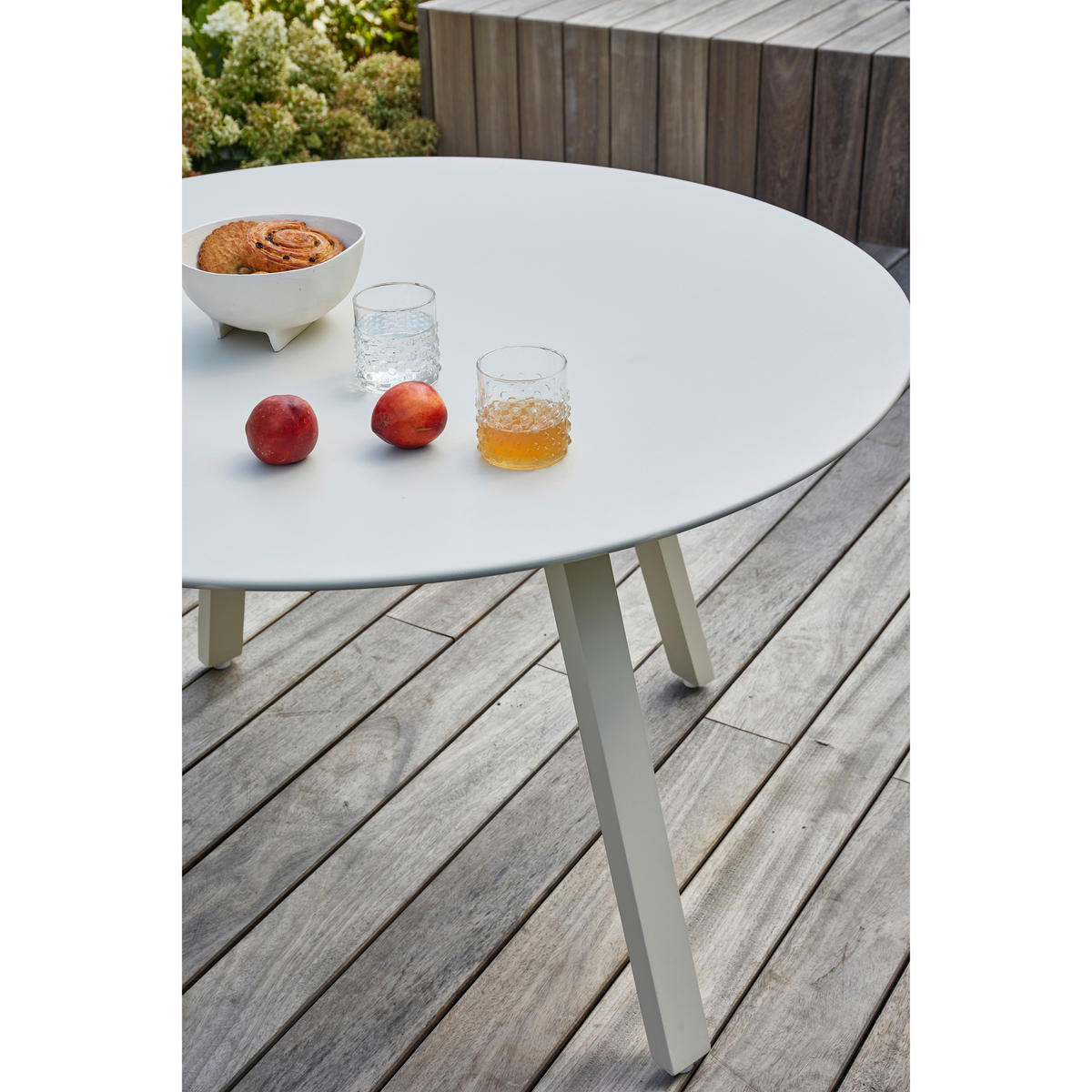 GARTENTISCH 120/120/75 cm Metall rund  - Grau, MODERN, Metall (120/120/75cm) - Livetastic