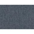 ECKSOFA in Webstoff Anthrazit, Blau  302/187 cm  - Chromfarben/Blau, Design, Kunststoff/Textil (302/187cm) - Carryhome