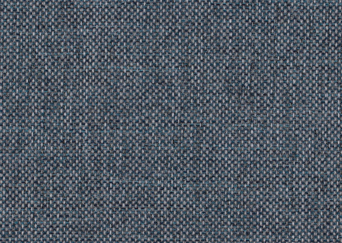 ECKSOFA in Webstoff Anthrazit, Blau  - Chromfarben/Blau, Design, Kunststoff/Textil (302/187cm) - Carryhome