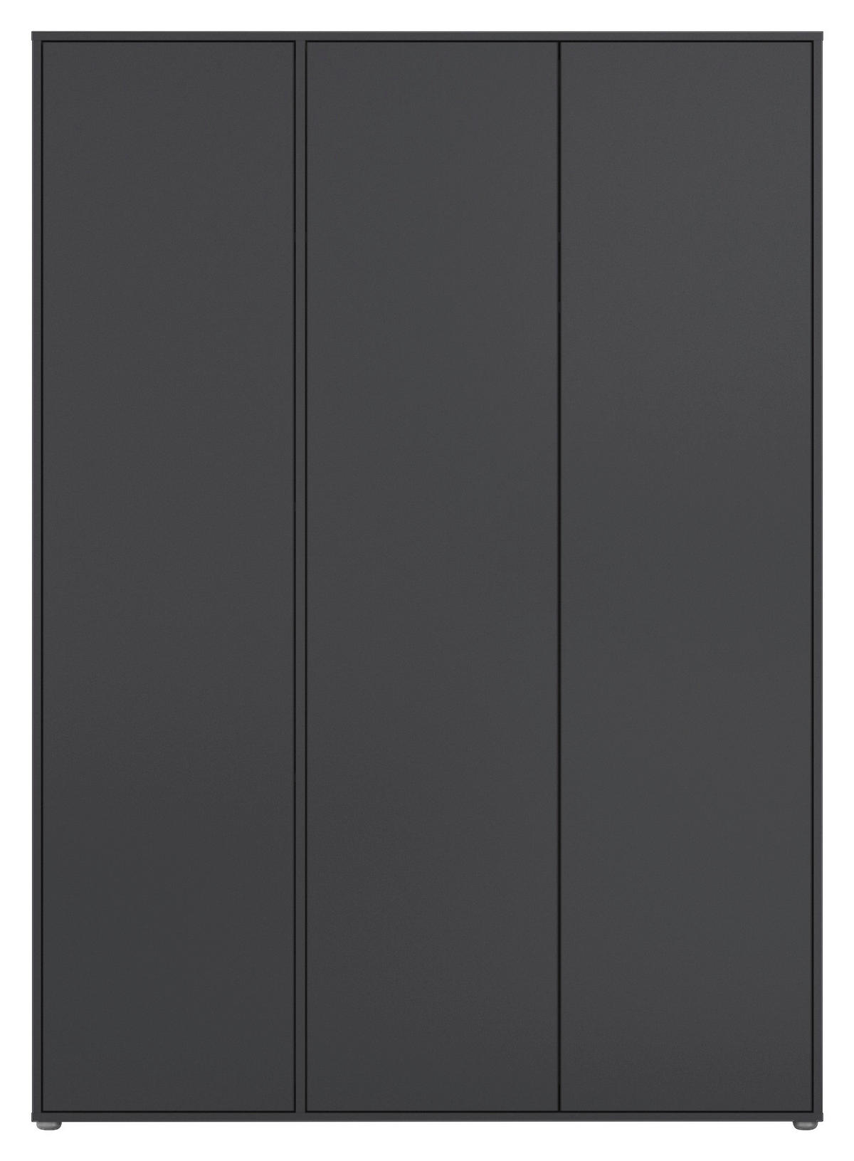 DREHTÜRENSCHRANK in Grau  - Grau, Modern, Holzwerkstoff (140/194/53cm) - Rauch Möbel