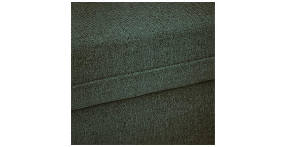 ECKSOFA Dunkelgrün Flachgewebe  - Dunkelgrün/Schwarz, MODERN, Kunststoff/Textil (182/237cm) - Carryhome