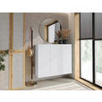 HÄNGESCHUHSCHRANK  in 120/100/34 cm  - Weiß, Design, Holzwerkstoff (120/100/34cm) - Hom`in