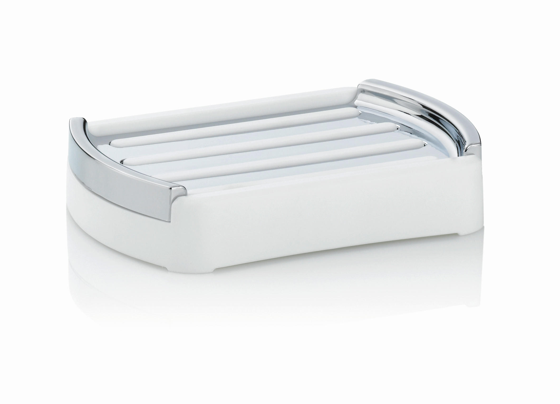 POSUDA ZA SAPUN  bijela  plastika  MARTA  - bijela, Konvencionalno, plastika (12,5/2,5/9,0cm) - Kela