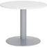 KONFERENZTISCH - Alufarben/Weiß, Design, Holzwerkstoff/Metall (90/72cm) KONFERENZTISCH - Alufarben/Weiß, Design, Holzwerkstoff/Metall (90/72cm)