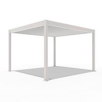 PERGOLA 360/255/400 cm   - Weiß, Basics, Metall (360/255/400cm) - Gardenson