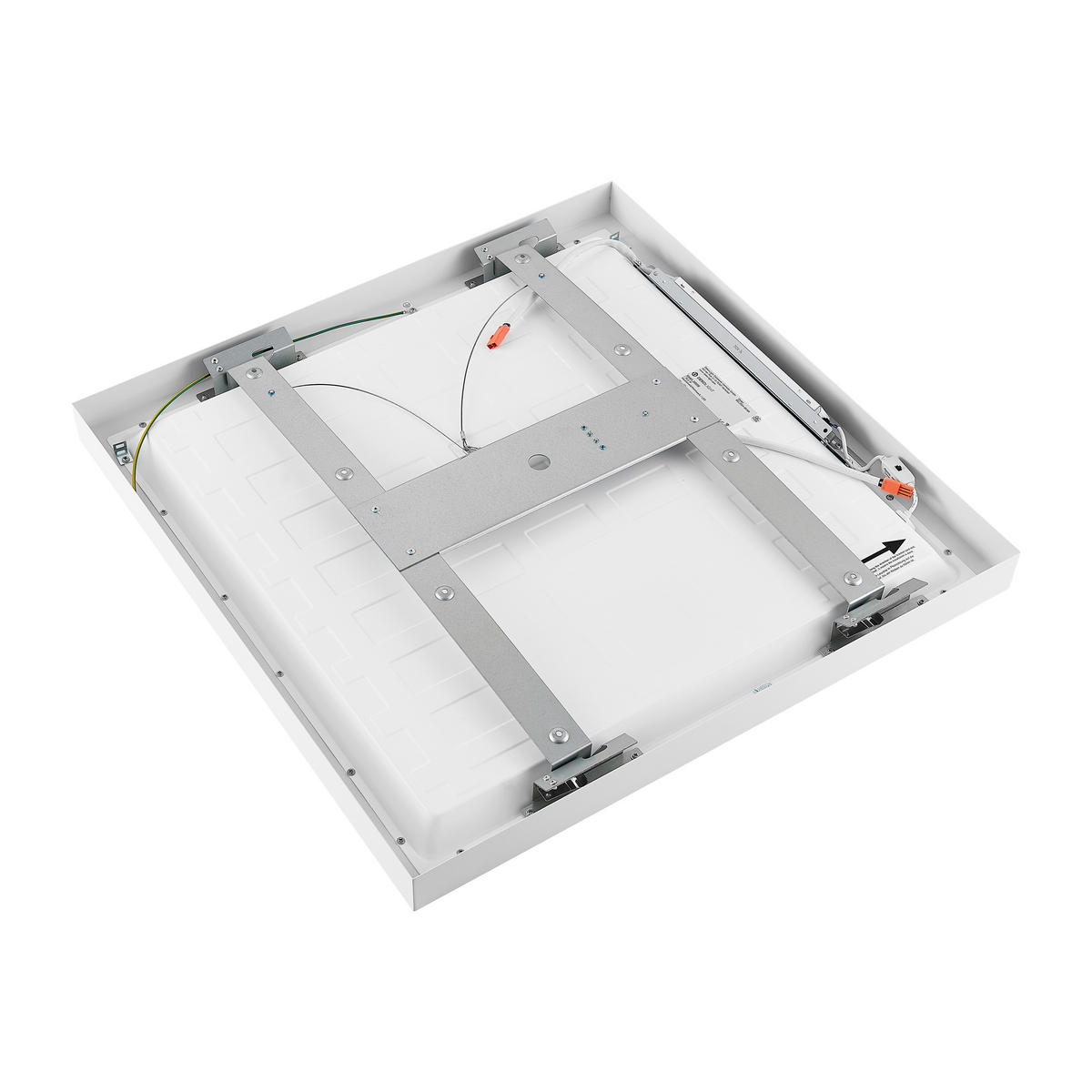 LED-PANEEL Pro Office Sano 62,5/62,5/4,8 cm   - Weiß, Basics, Metall (62,5/62,5/4,8cm)