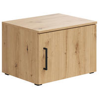NADSTAVEC NA SKRIŇU, dub artisan, 50/35/40 cm - čierna/dub artisan, Modern, kompozitné drevo/plast (50/35/40cm) - Carryhome