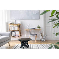 BEISTELLTISCH in Holz 60/60/40 cm  - Schwarz, Natur, Holz (60/60/40cm) - Kayoom