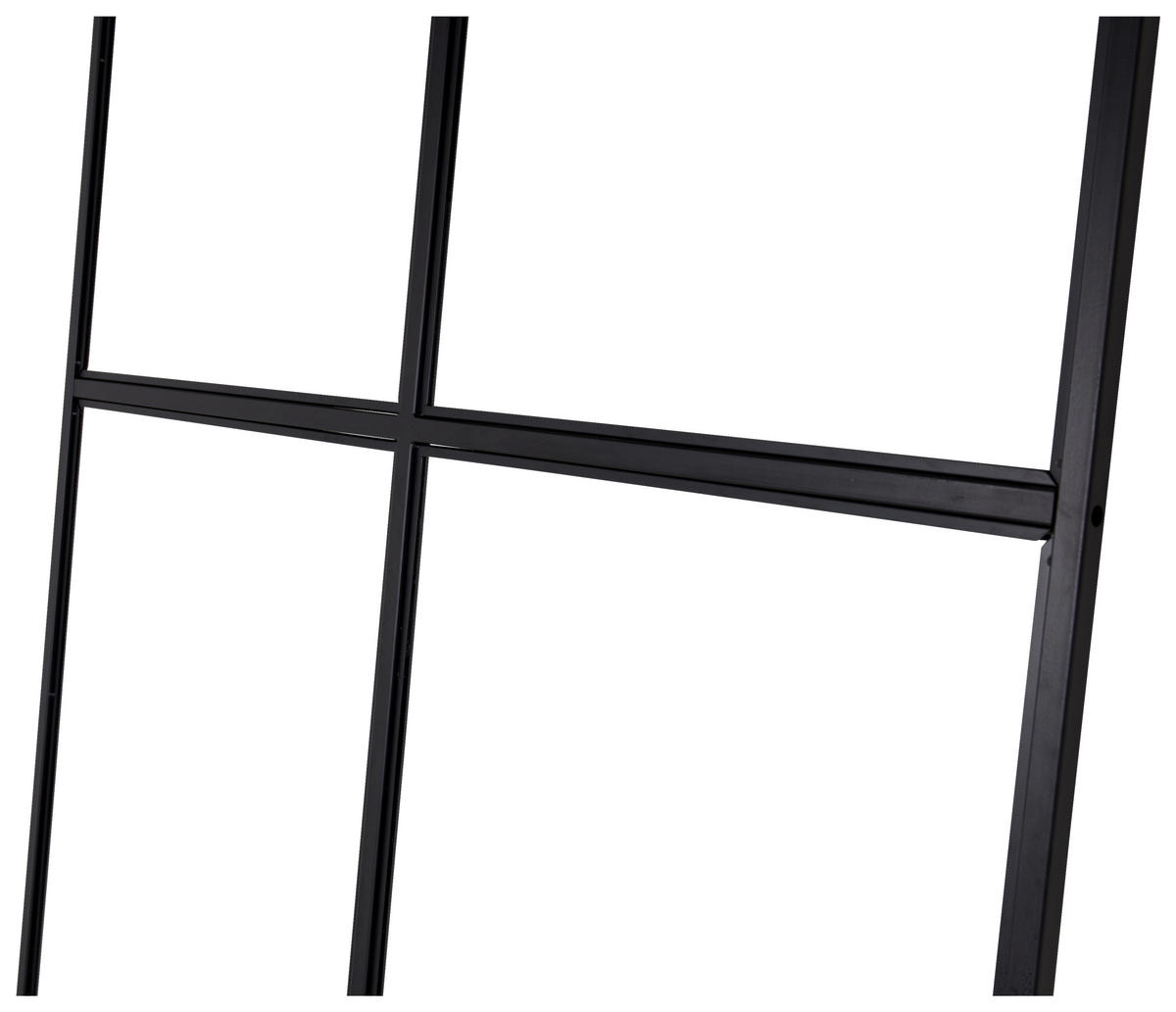 TRENNWAND - Schwarz, MODERN, Glas/Metall (120/210/2cm) - P & B