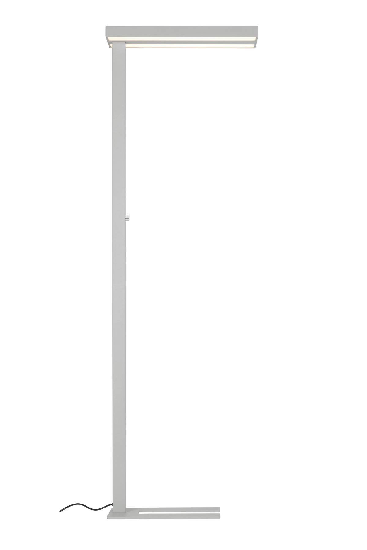 LED-STEHLEUCHTE 61/28/195 cm    - Klar/Chromfarben, KONVENTIONELL, Kunststoff/Metall (61/28/195cm) - Novel