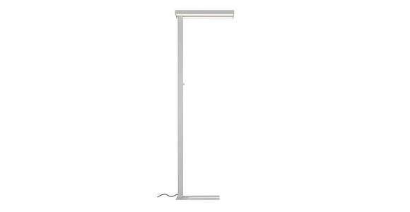 LED-STEHLEUCHTE 61/28/195 cm - Klar/Chromfarben, KONVENTIONELL, Kunststoff/Metall (61/28/195cm) - Novel