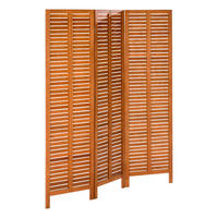 PARAVENT mit 3  Flügel - Naturfarben, KONVENTIONELL, Holz (150/170/1cm) - Gardenson