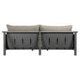 2-SITZER-SOFA Flachgewebe Anthrazit, Taupe  - Taupe/Anthrazit, ROMANTIK / LANDHAUS, Holz/Textil (219/83/98cm) - Dieter Knoll