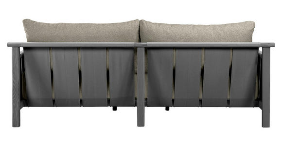 2-SITZER-SOFA Flachgewebe Anthrazit, Taupe  - Taupe/Anthrazit, ROMANTIK / LANDHAUS, Holz/Textil (219/83/98cm) - Dieter Knoll