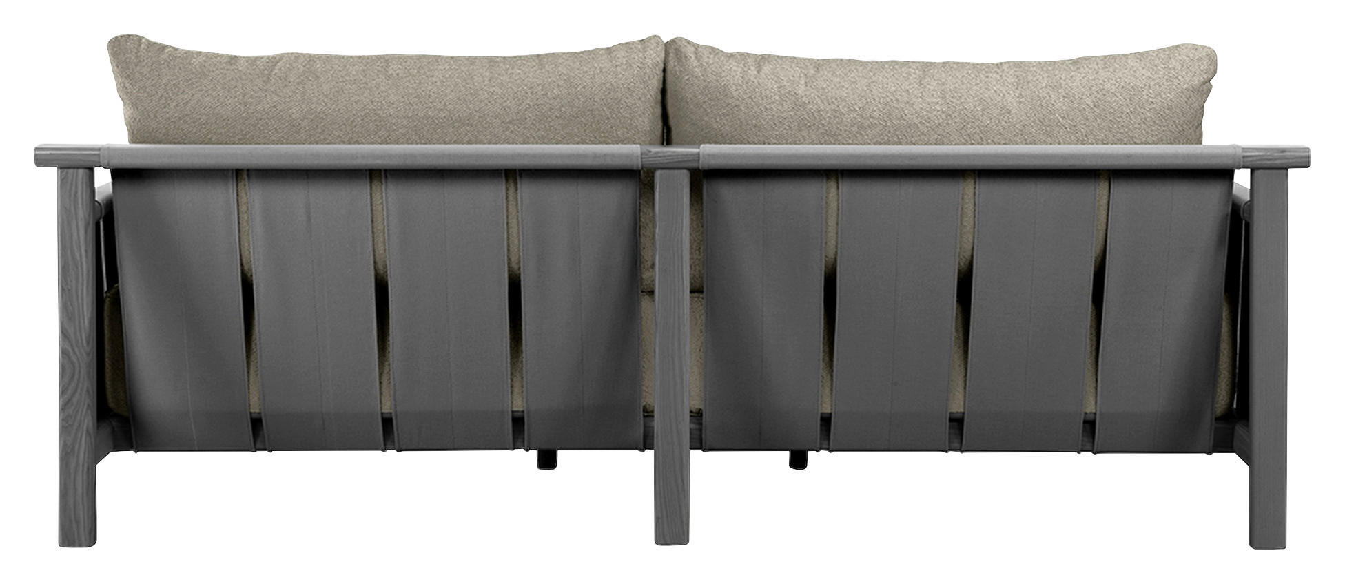2-SITZER-SOFA Flachgewebe Anthrazit, Taupe  - Taupe/Anthrazit, ROMANTIK / LANDHAUS, Holz/Textil (219/83/98cm) - Dieter Knoll