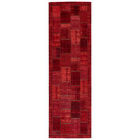 LÄUFER 68/220 cm  - Dunkelrot, Trend, Textil (68/220cm) - Novel