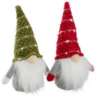 TOMTENISSE  - röd/grön, Lifestyle, textil (20cm) - X-Mas