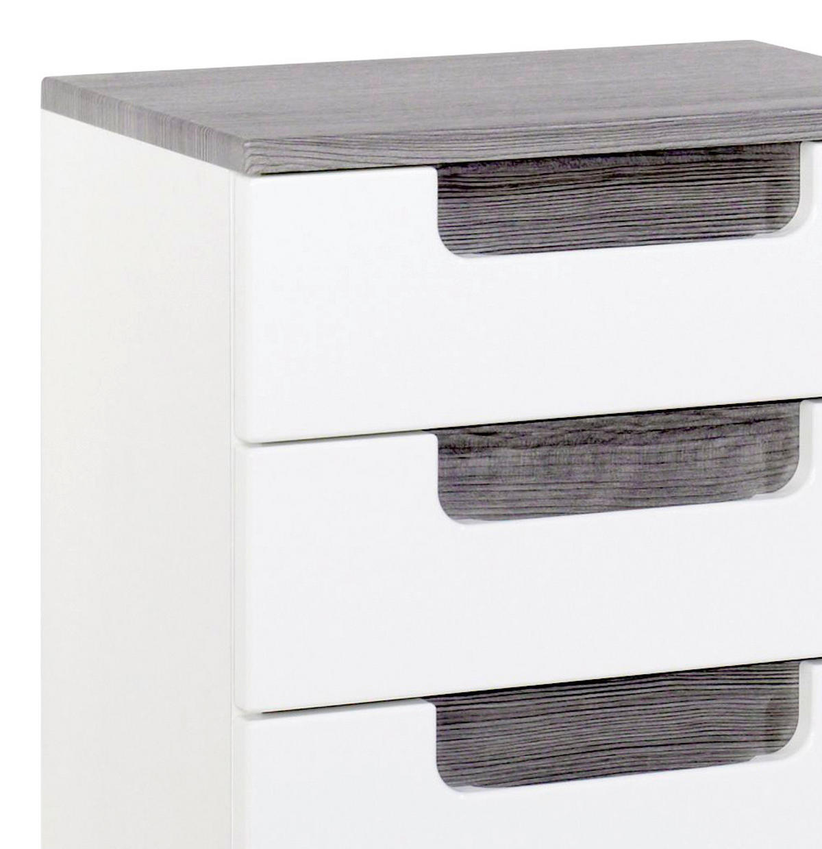 UNTERSCHRANK 40/79/27 cm   - Eichefarben/Silberfarben, MODERN, Holzwerkstoff (40/79/27cm) - Held