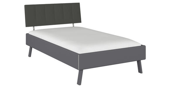 BETT 120/200 cm  in Grau  - Grau, Design, Holzwerkstoff/Textil (120/200cm) - Carryhome