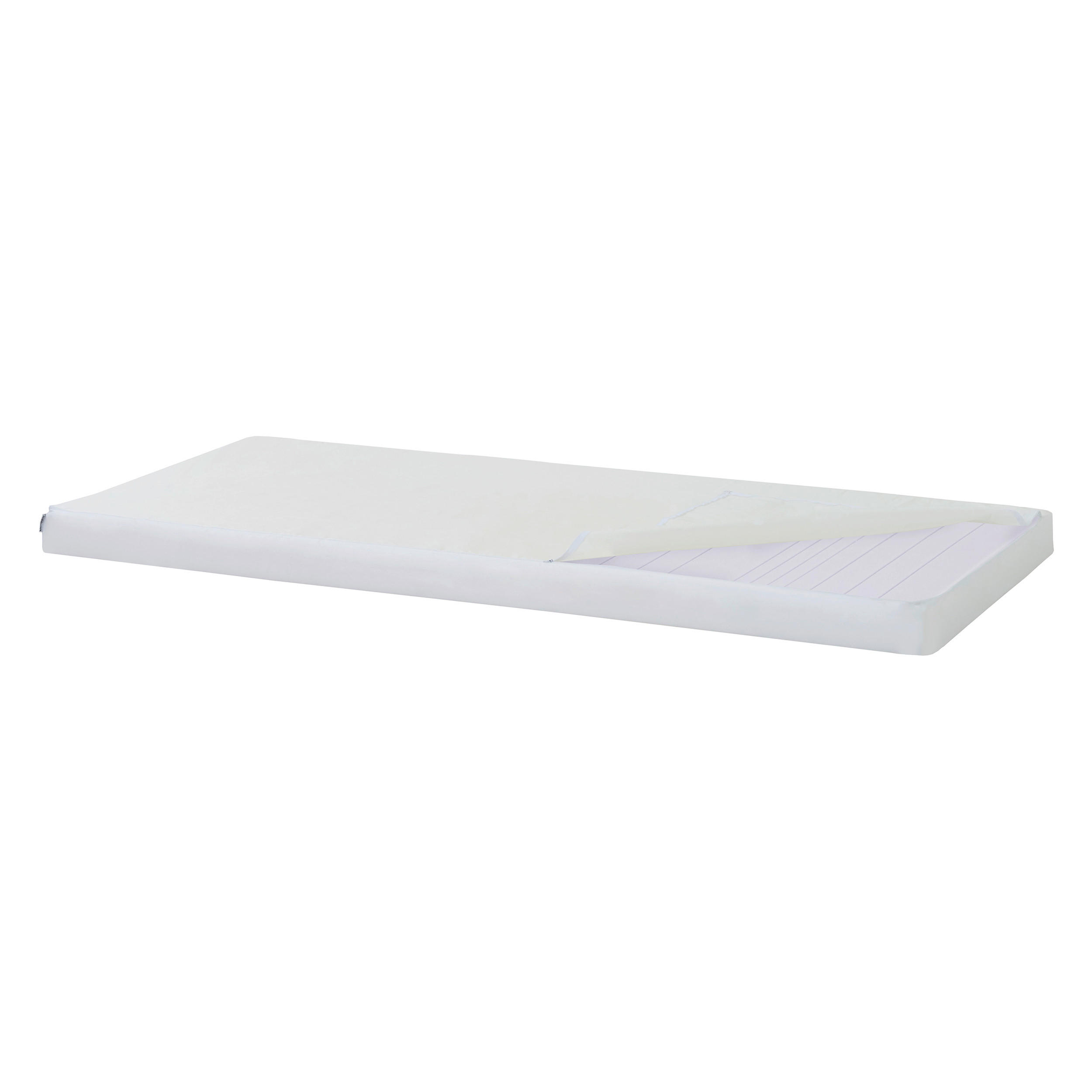 KINDERMATRATZE Höhe ca. 9 cm  - Weiß, Basics, Textil (190/9/90cm) - Hoppekids