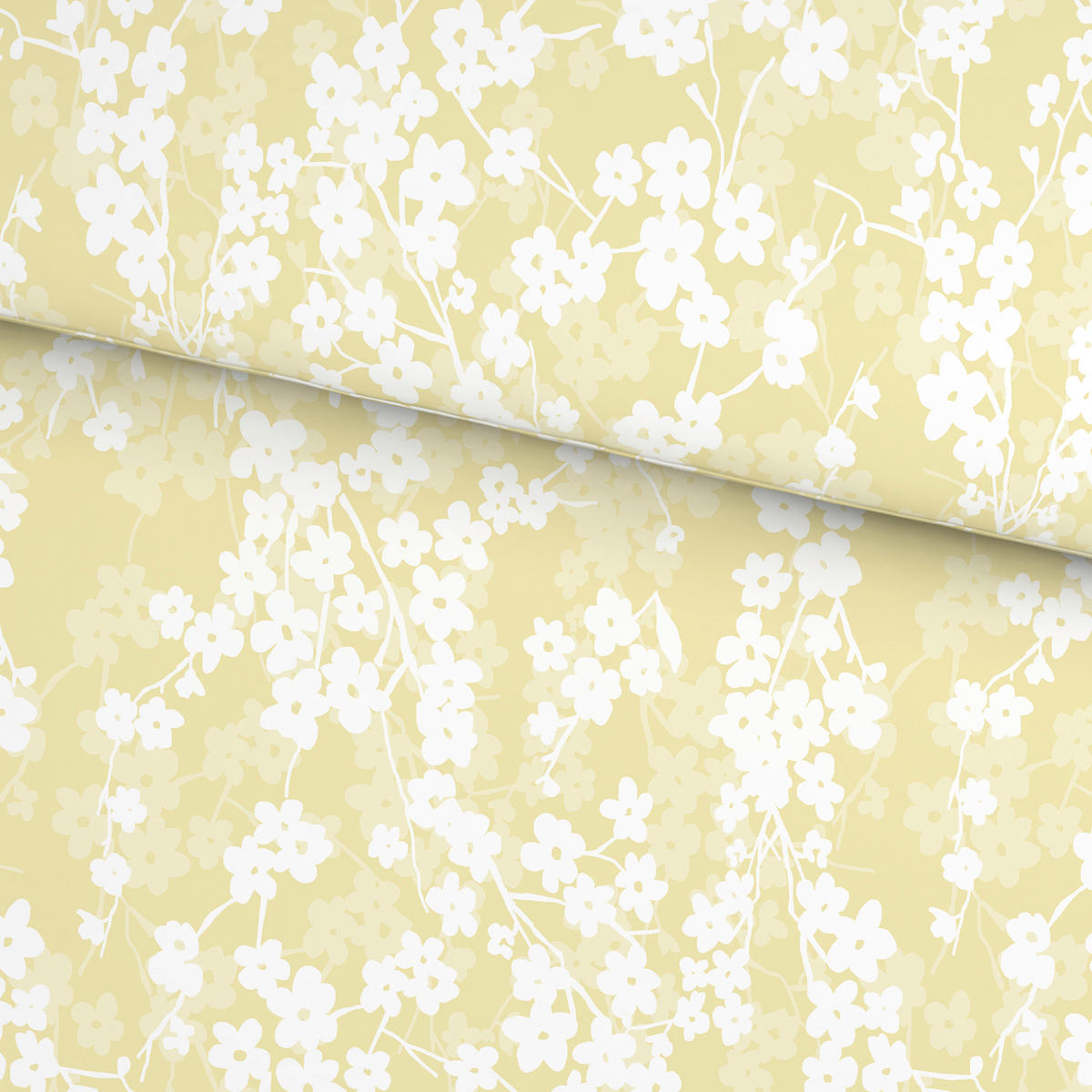 BETTWÄSCHE Musselin 155/220 cm  - Gelb, Textil (155/220cm) - Esposa