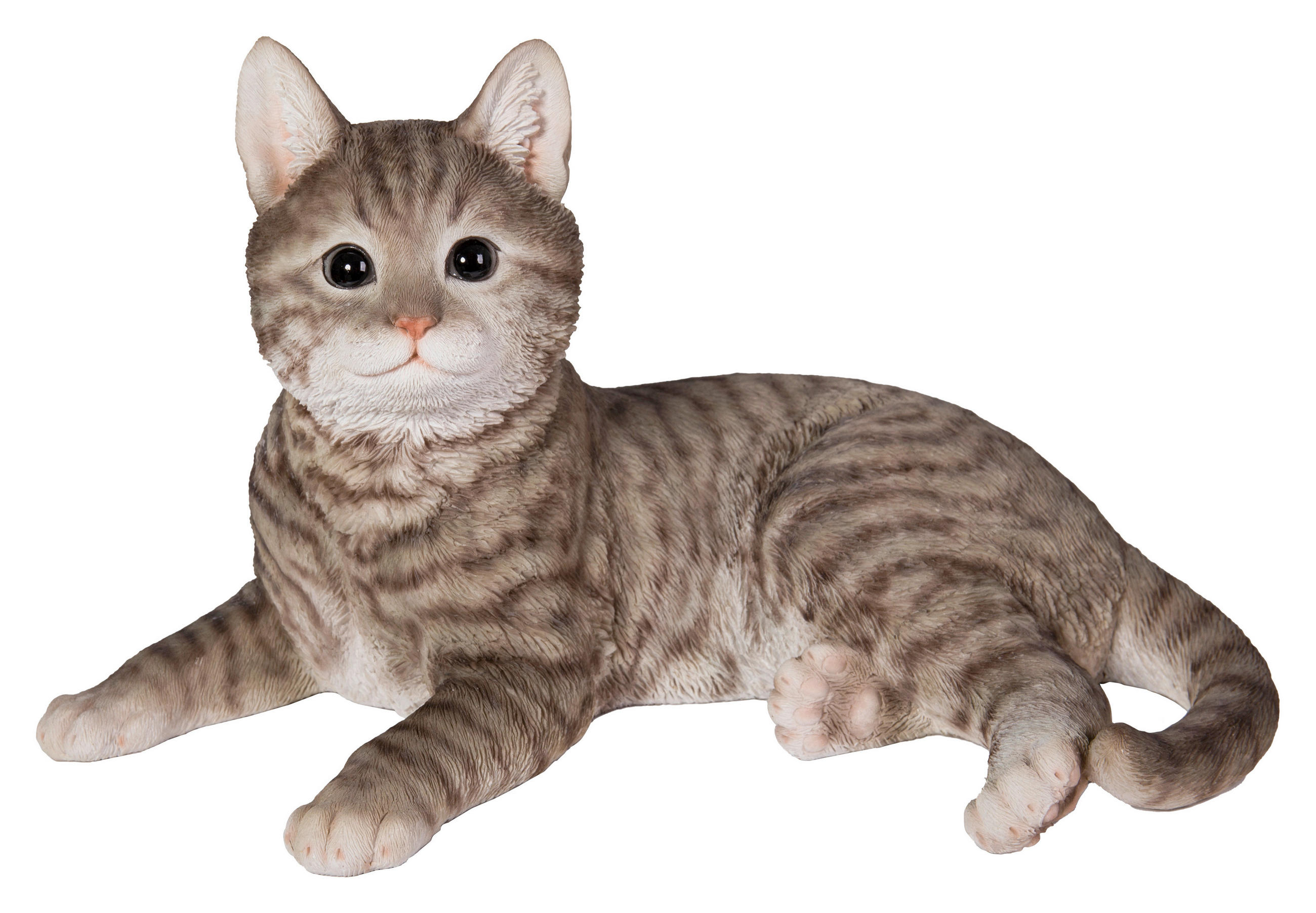 UKRASNA MAČKA - siva, Lajfstajl, plastika (34/22,5/19,5cm)