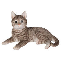 OKRASNA MAČKA - siva, Trendi, umetna masa (34/22,5/19,5cm)