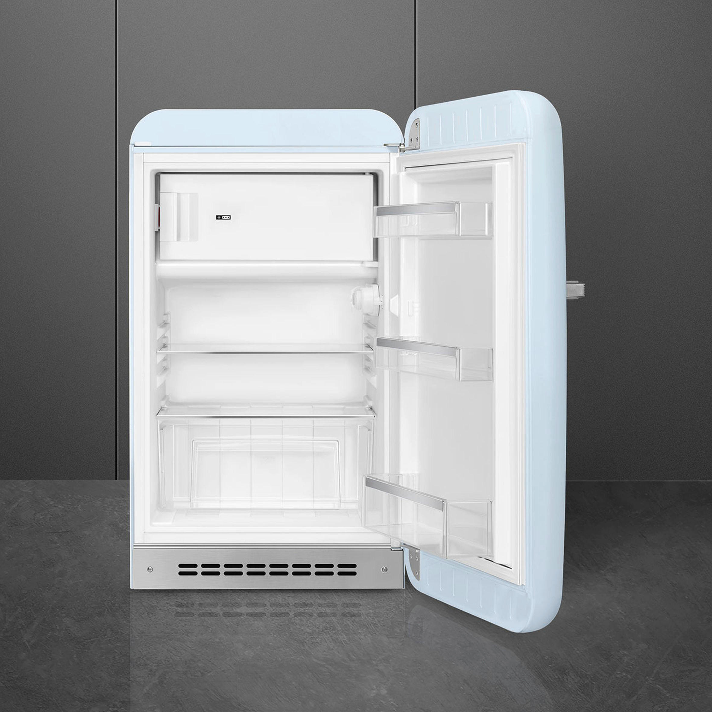 KÜHLSCHRANK 54,5/97-98/70,1 cm FAB10RPB6  - Pastellblau, Basics, Glas/Metall (54,5/97-98/70,1cm) - SMEG