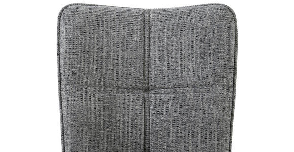 STUHL - Schwarz/Grau, Design, Textil/Metall (50/90,5/66cm) - Carryhome