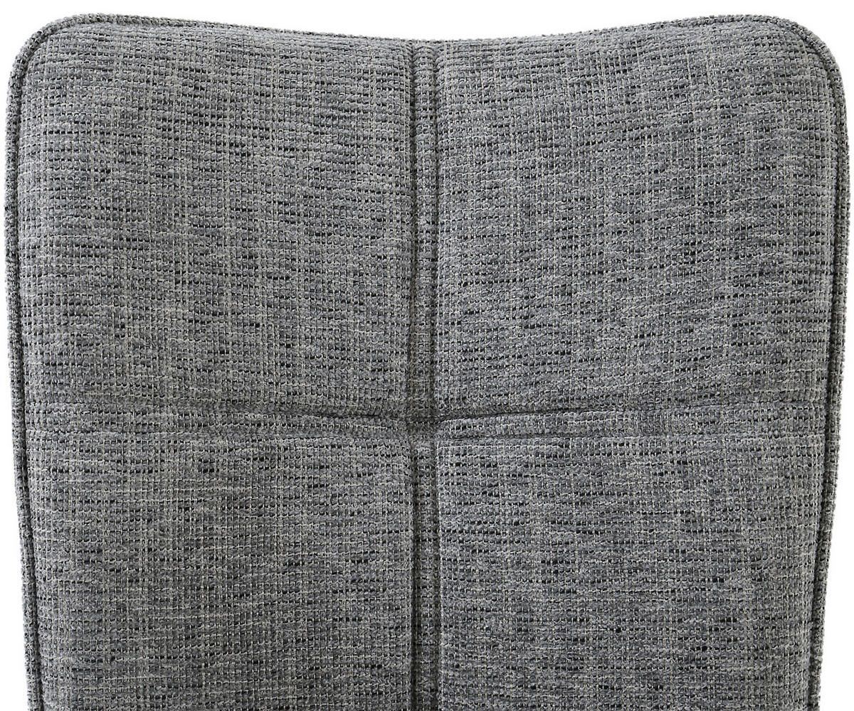 STUHL - Schwarz/Grau, Design, Textil/Metall (50/90,5/66cm) - Carryhome