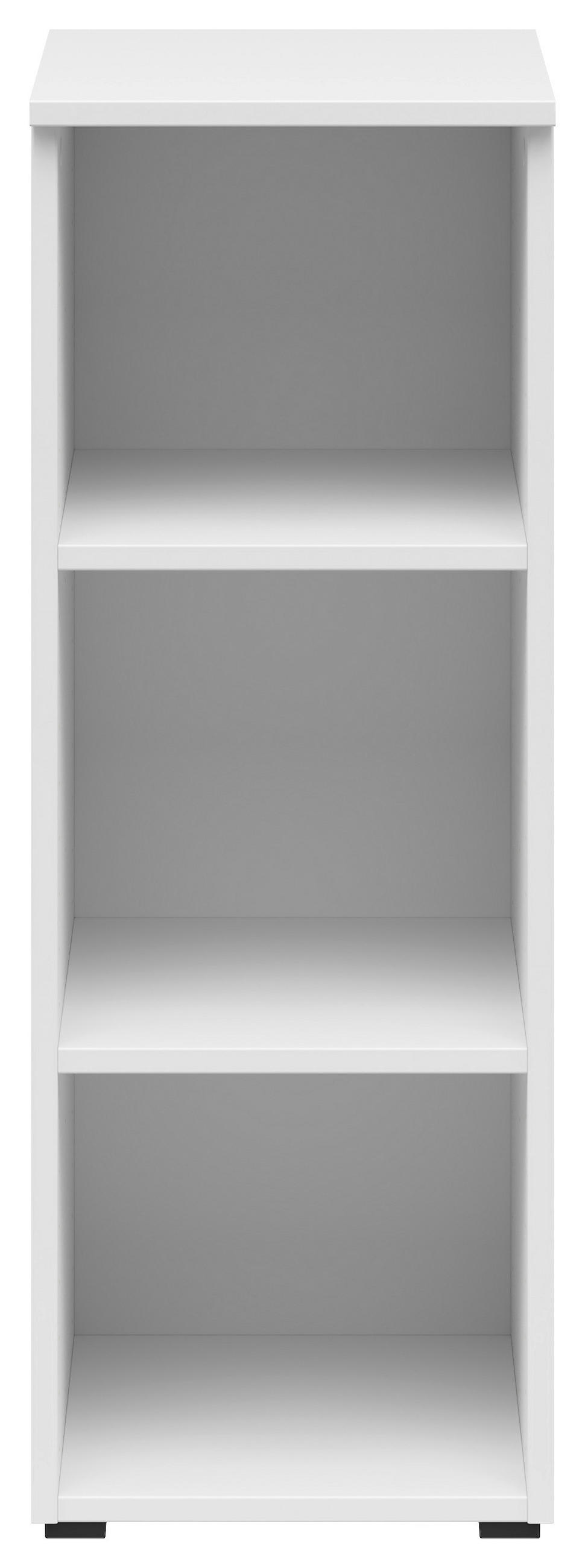 REGAL  30/83/40 cm Weiss  - Weiss/Anthrazit, Modern, Holzwerkstoff/Kunststoff (30/83/40cm)
