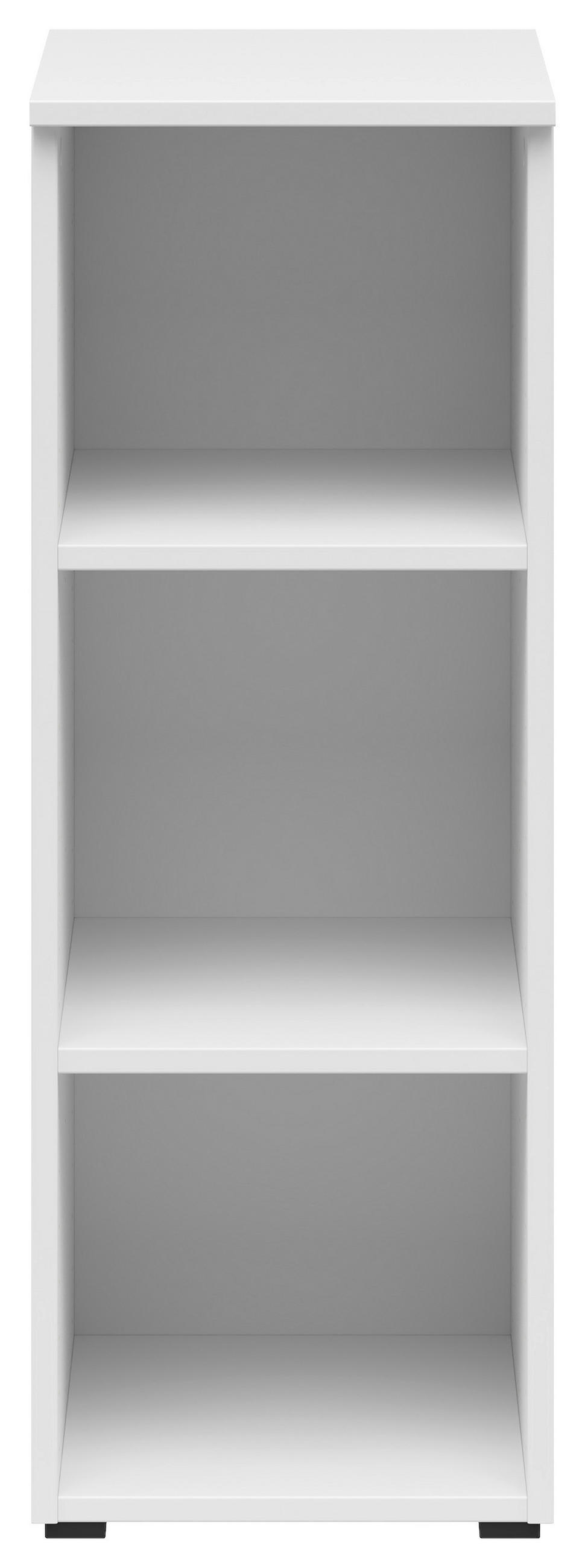 REGAL 30/83/40 cm bela  - bela/antracit, Moderno, umetna masa/leseni material (30/83/40cm) - Carryhome