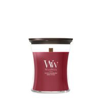 VONNÁ SVIEČKA  - bordová, Basics, sklo (9.9/9.9/11.6cm) - WoodWick