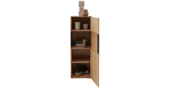 HIGHBOARD 46,9/138,3/37,1 cm  - Dunkelgrau/Erlefarben, Natur, Holz (46,9/138,3/37,1cm) - Valnatura