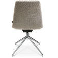 STUHL  in Aluminium Bouclé Metall, Textil  - Greige/Alufarben, Design, Textil/Metall (46/81,5-84,5/55cm) - Johann Jakob
